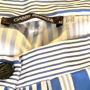 NEW GABBY ISABELLA palazzo pant in blue and white stripw.